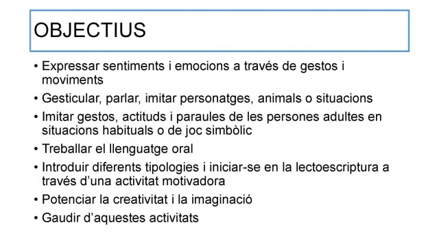 El teatre com a t&egrave;cnica de dinamitzaci&oacute; de l'aula