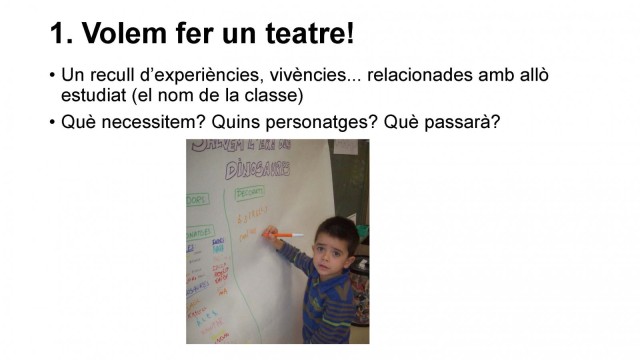El teatre com a t&egrave;cnica de dinamitzaci&oacute; de l'aula
