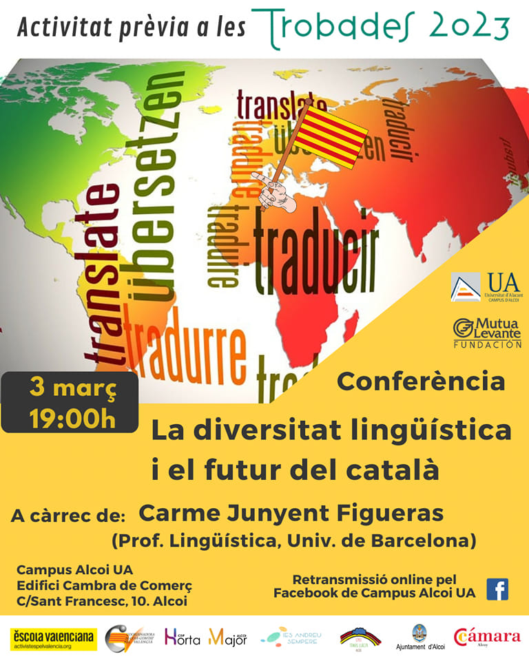Conferència de Carme Junyent sobre la diversitat lingüística