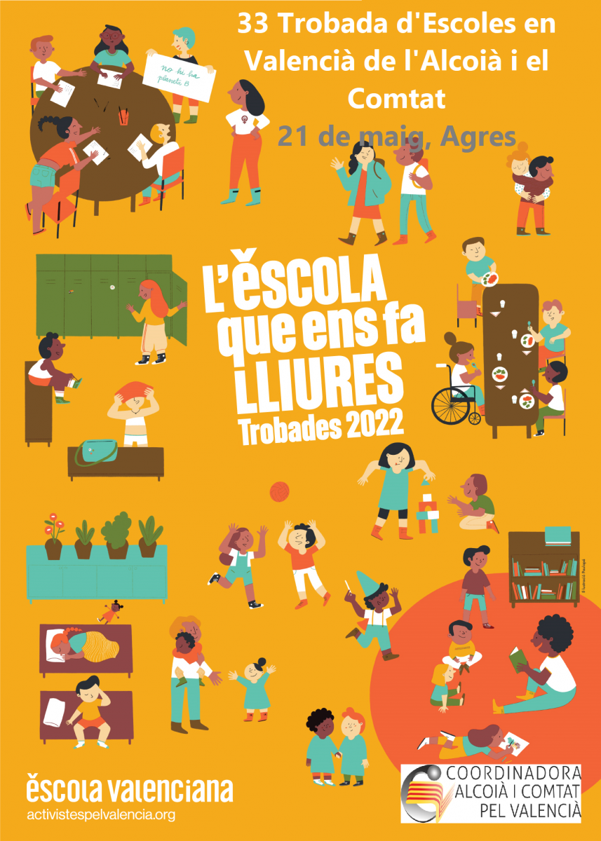 Programa de la 33 Trobada d'Escoles en Valencià d'Agres
